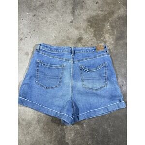 American Eagle Outfitters Women's Blue Cut-Off Shorts, Size 16, Super Stretch